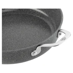 Servierpfanne mit Deckel, 28 cm, Aluminium, Titanverstärkte keramische Antihaftbeschichtung