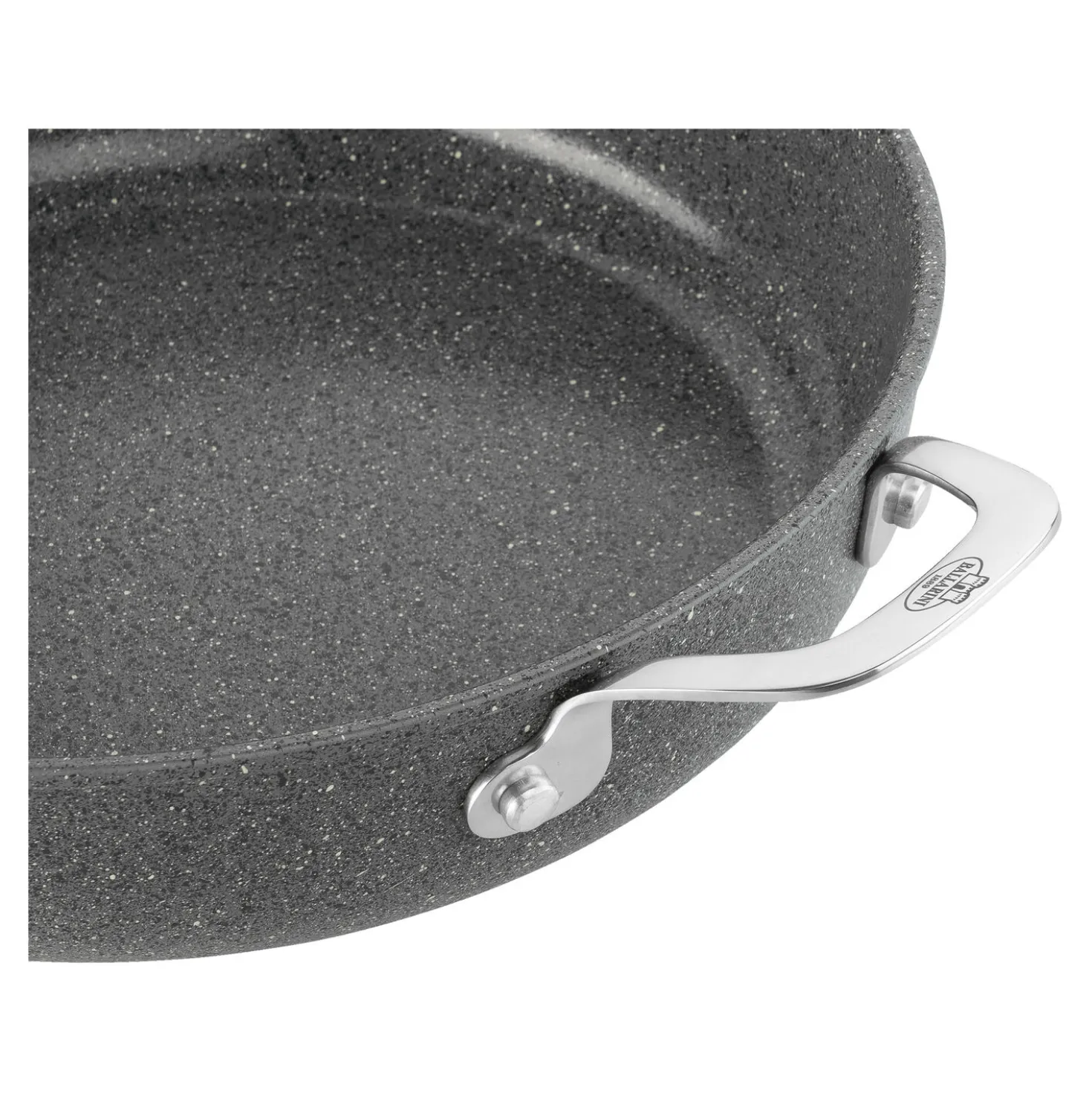 Servierpfanne mit Deckel, 28 cm, Aluminium, Titanverstärkte keramische Antihaftbeschichtung