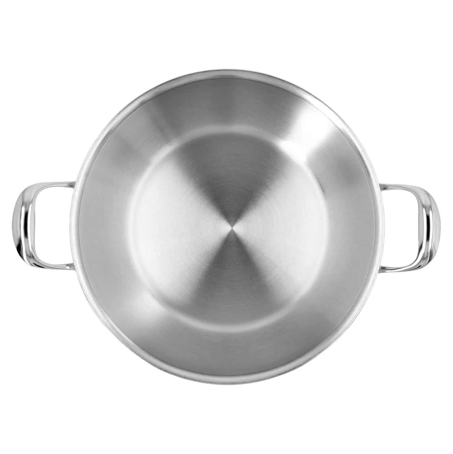 Servierpfanne mit doppelwandigem Deckel 28 cm, 18/10 Edelstahl