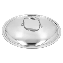 Servierpfanne mit doppelwandigem Deckel 28 cm, 18/10 Edelstahl