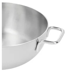 Servierpfanne mit Glasdeckel 24 cm, 18/10 Edelstahl