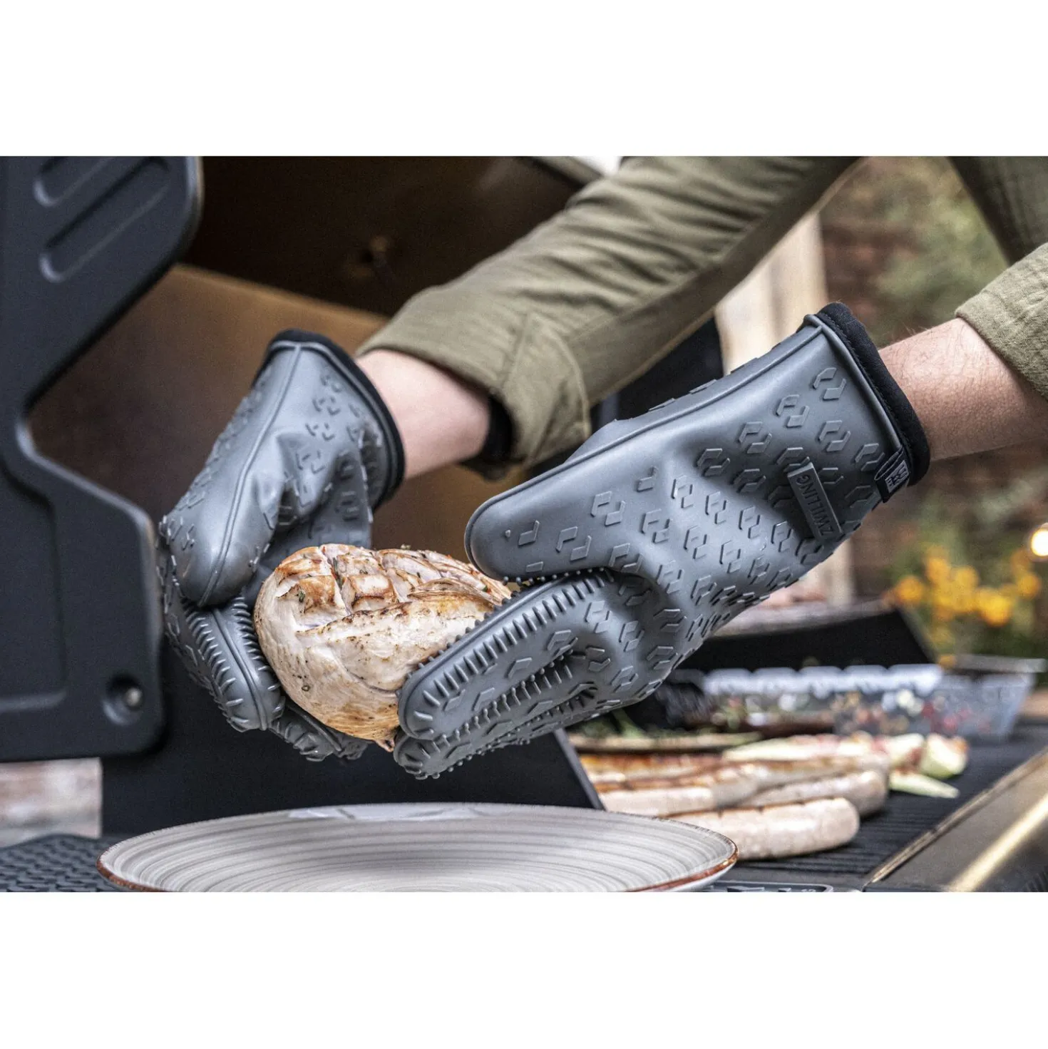 Silikon-Grillhandschuhe