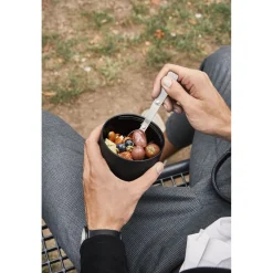 Speisegefäß, 700 ml, Edelstahl, Schwarz