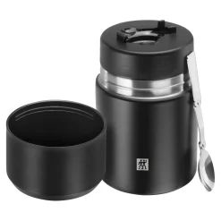 Speisegefäß, 700 ml, Edelstahl, Schwarz