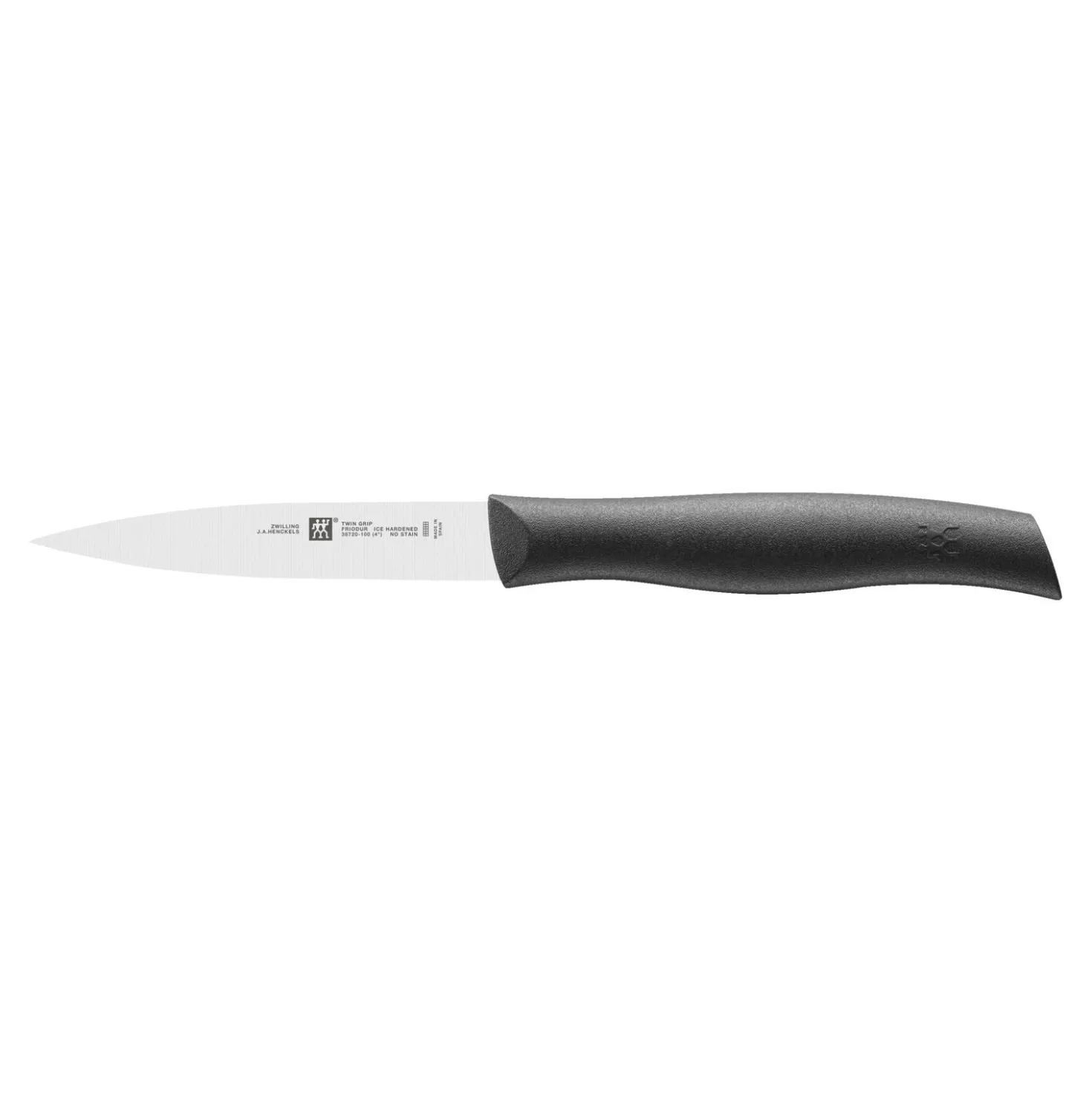 Spick- und Garniermesser 10 cm, Schwarz