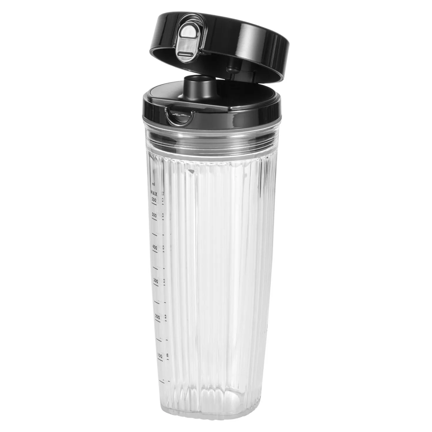 Standmixer Zubehör Set inklusive Vakuumdeckel, 550 ml, Schwarz