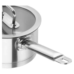 Stieltopf 20 cm, 18/10 Edelstahl, Silber