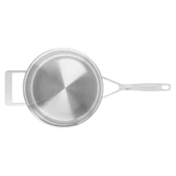 Stieltopf mit Deckel, 22 cm, 18/10 Edelstahl