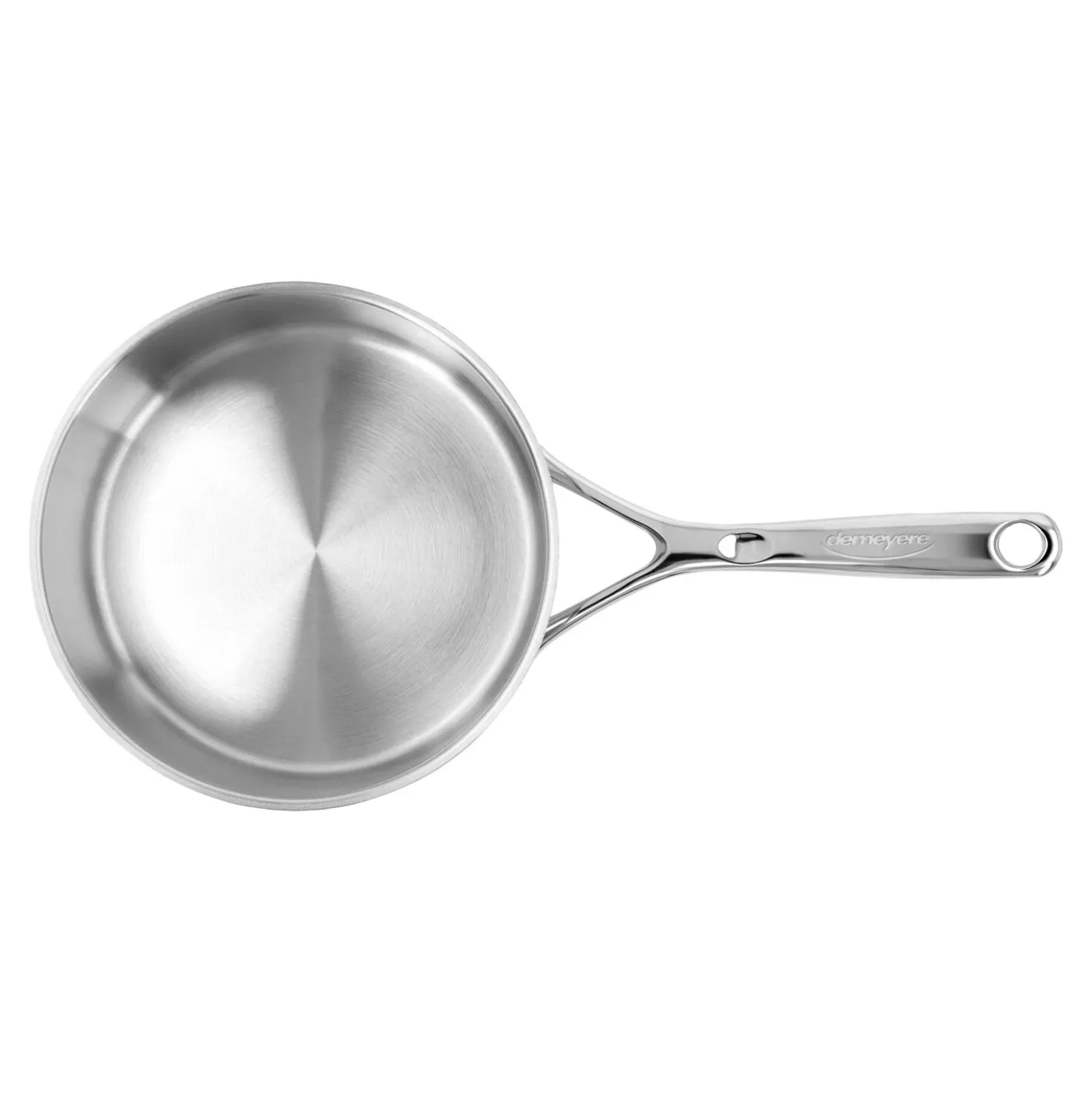 Stieltopf mit Deckel 20 cm, 18/10 Edelstahl, Silber