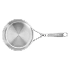 Stieltopf ohne Deckel 16 cm, 18/10 Edelstahl, Silber