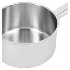 Stieltopf ohne Deckel 14 cm, 18/10 Edelstahl, Silber