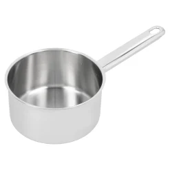 Stieltopf ohne Deckel 14 cm, 18/10 Edelstahl, Silber