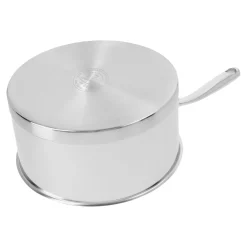 Stieltopf ohne Deckel 20 cm, 18/10 Edelstahl, Silber