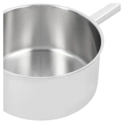 Stieltopf ohne Deckel 20 cm, 18/10 Edelstahl, Silber