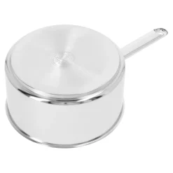 Stieltopf ohne Deckel 20 cm, 18/10 Edelstahl, Silber