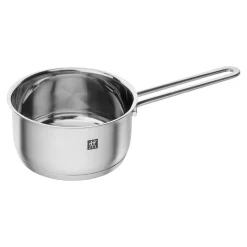 Stieltopf ohne Deckel 14 cm, 18/10 Edelstahl, Silber