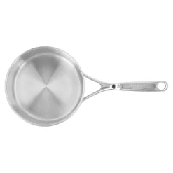 Stieltopf ohne Deckel 18 cm, 18/10 Edelstahl, Silber