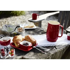 Tapas Set, 5-teilig, kirschrot 5-tlg, Kirsch-Rot, Keramik