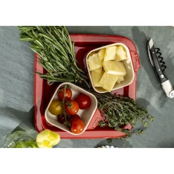 Tapas Set, 5-teilig, kirschrot 5-tlg, Kirsch-Rot, Keramik