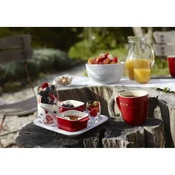 Tapas Set, 5-teilig, kirschrot 5-tlg, Kirsch-Rot, Keramik