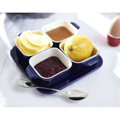 Tapas Set 5-tlg, Dunkelblau, Keramik