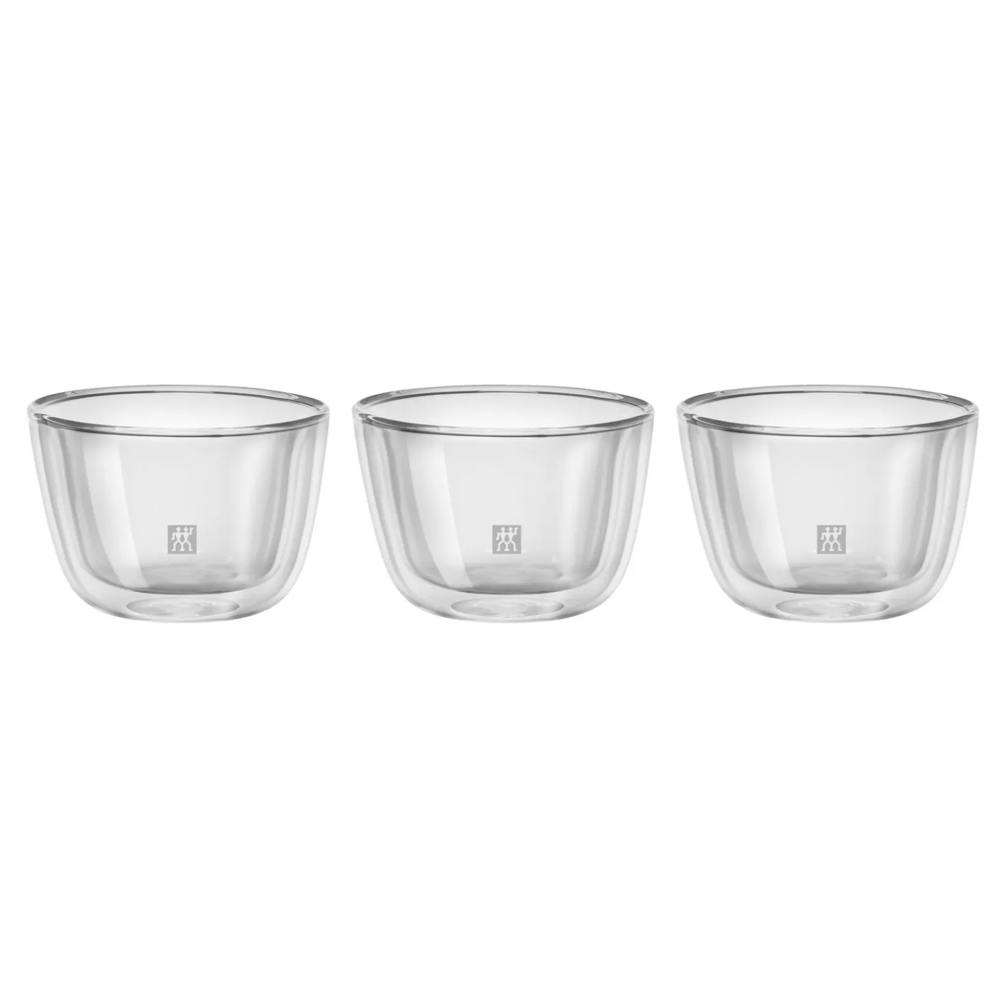 Tapas Set 3-tlg, Transparent, Borosilikatglas