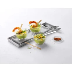 Tapas Set 3-tlg, Transparent, Borosilikatglas