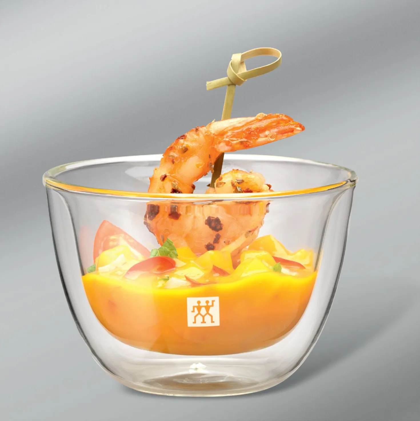 Tapas Set 3-tlg, Transparent, Borosilikatglas