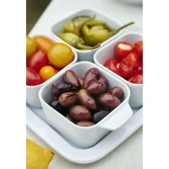 Tapas Set 5-tlg, Weiß, Keramik