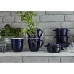 Tasse 350 ml, Dunkelblau, Keramik