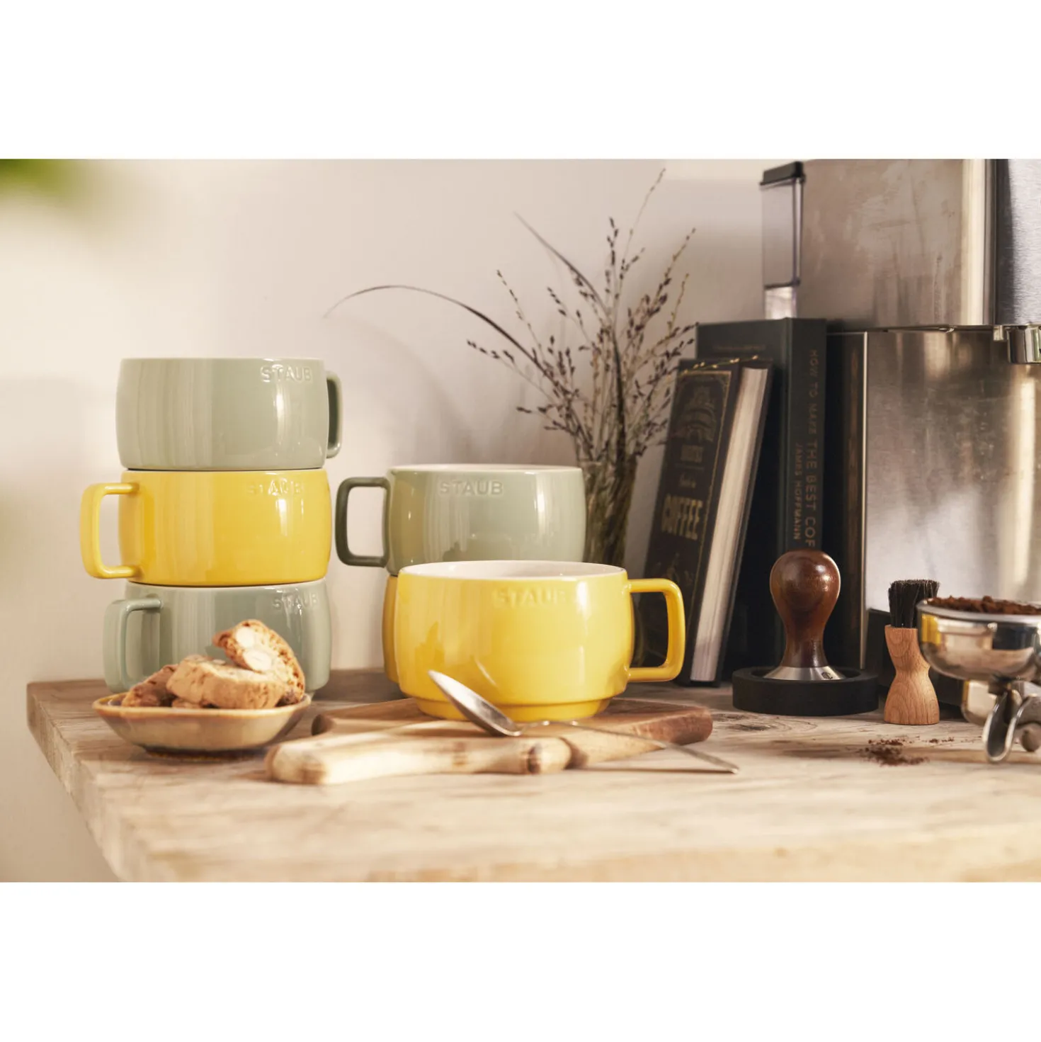 Tasse 500 ml, Eukalyptus, Keramik