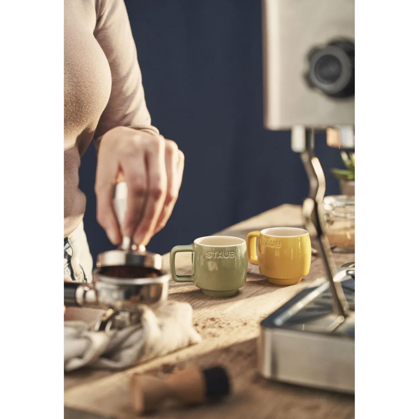 Tasse 100 ml, Eukalyptus, Keramik