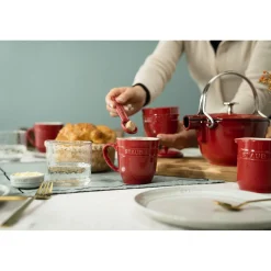 Tasse 350 ml, Kirsch-Rot, Keramik