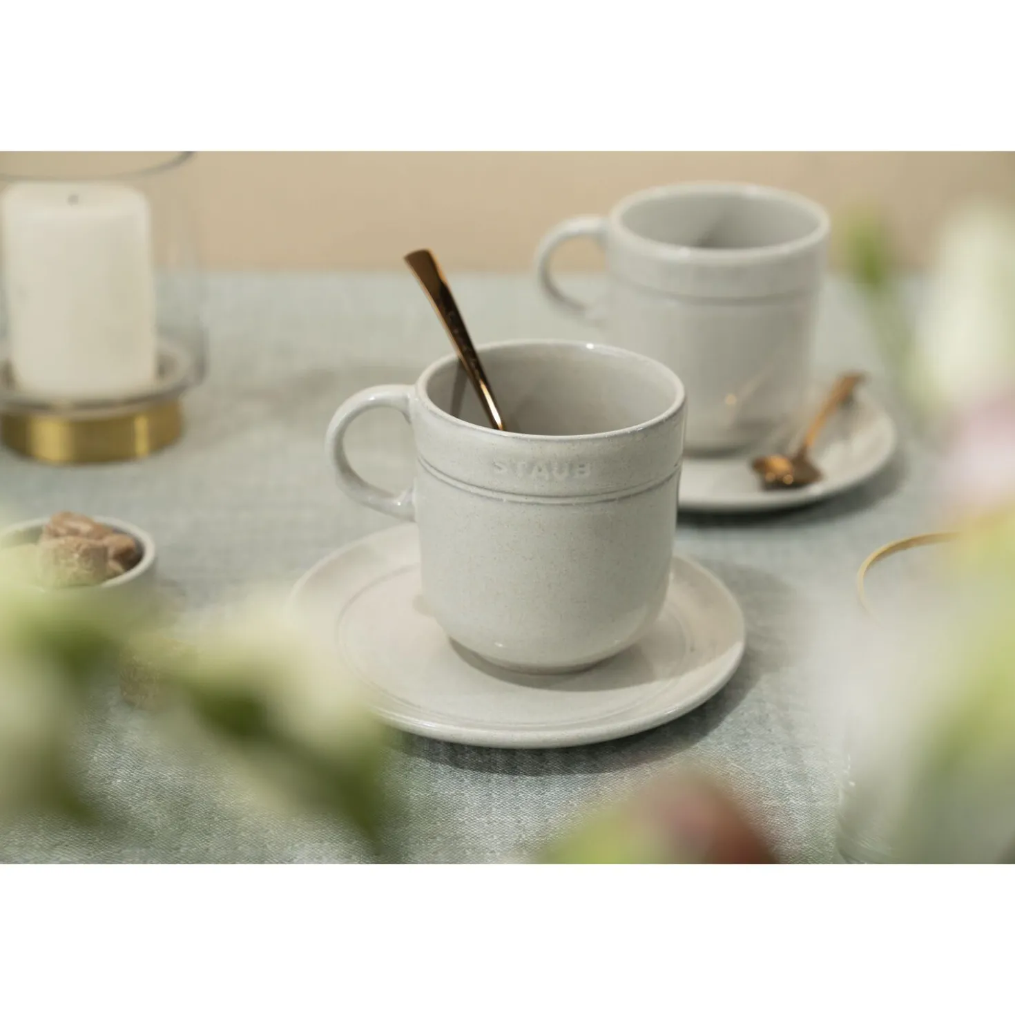 Tasse 350 ml, Weisser Trüffel, Keramik