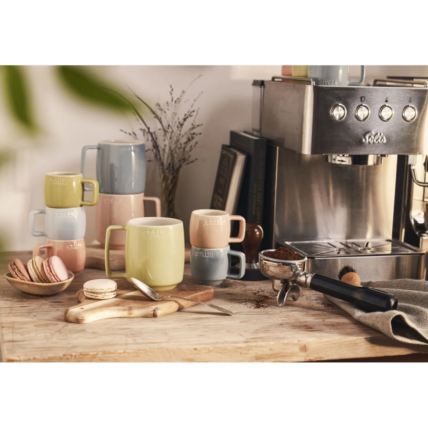 Tassenset Macaron 350 ml / 6-tlg