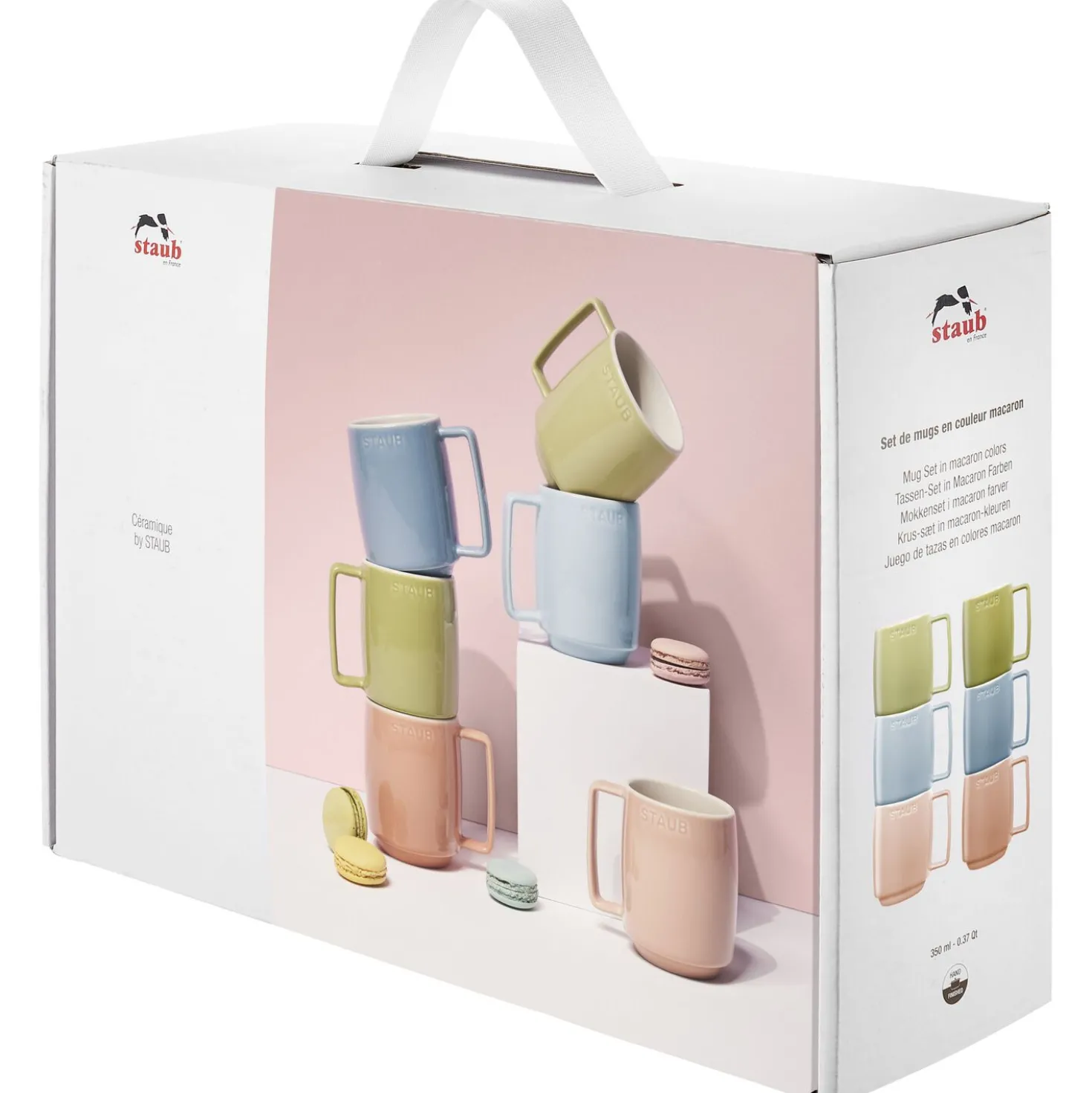 Tassenset Macaron 350 ml / 6-tlg