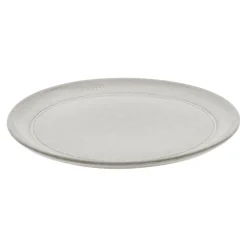 Teller flach 20 cm, rund, Weisser Trüffel, Keramik