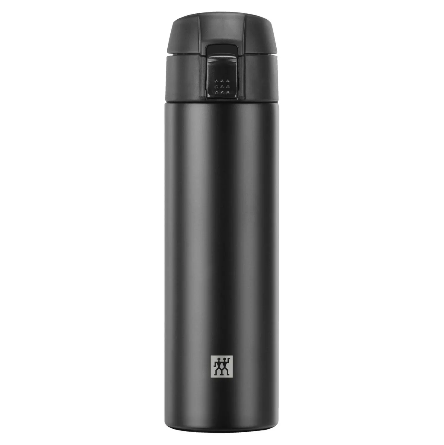 Thermobecher, 450 ml, Edelstahl, Schwarz