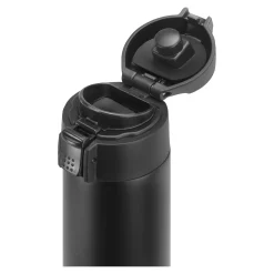 Thermobecher, 450 ml, Edelstahl, Schwarz