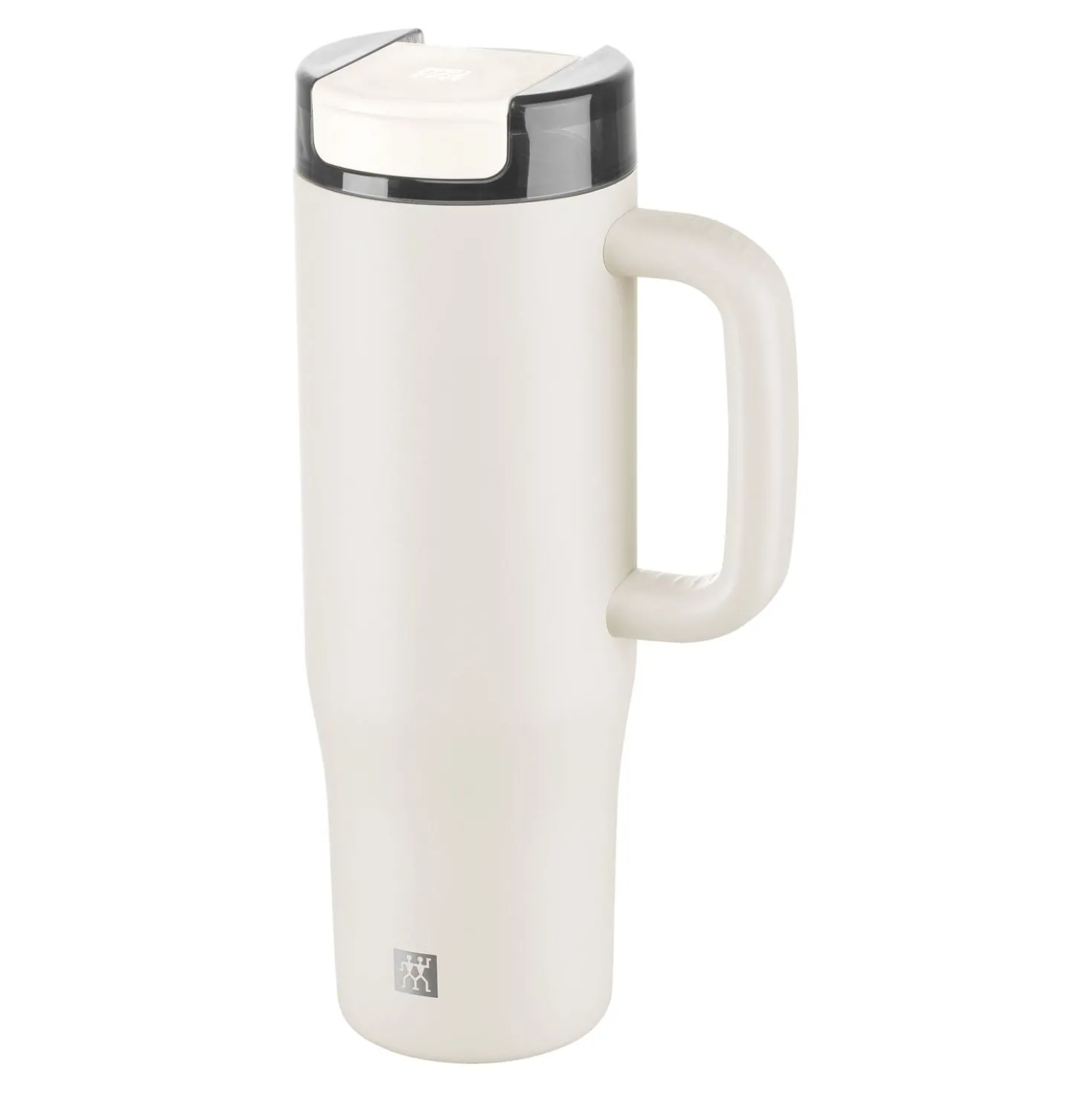 Thermobecher mit Strohhalm, 900 ml, Edelstahl, Cream