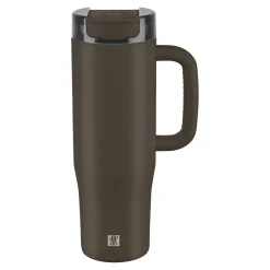 Thermobecher mit Strohhalm, 900 ml, Edelstahl, Chocolate