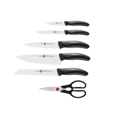 7-tlg, Messerblockset, Anthrazit