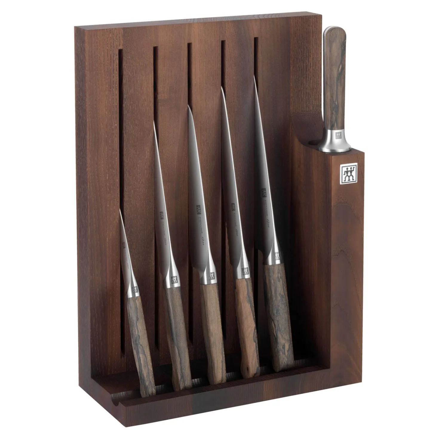 7-tlg, Messerblockset, Braun