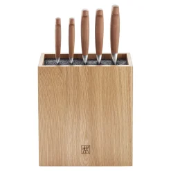 6-tlg, Messerblockset, Braun