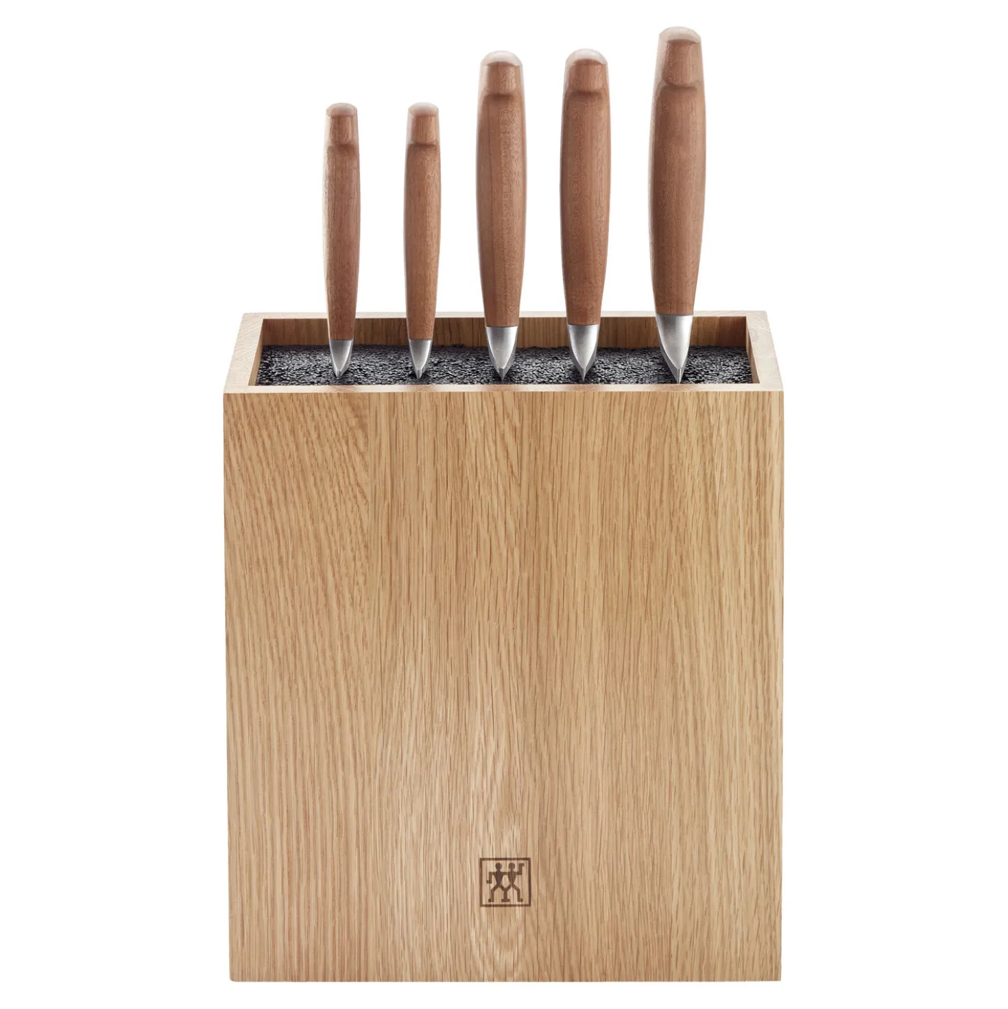6-tlg, Messerblockset, Braun