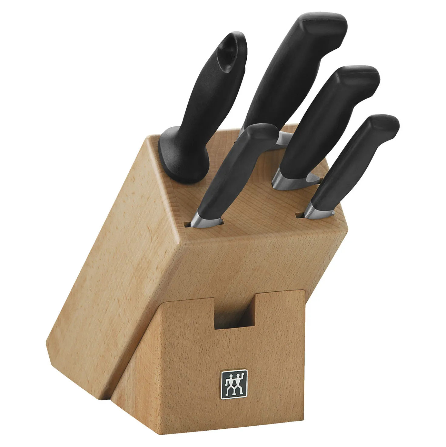 6-tlg, Messerblockset, Natur