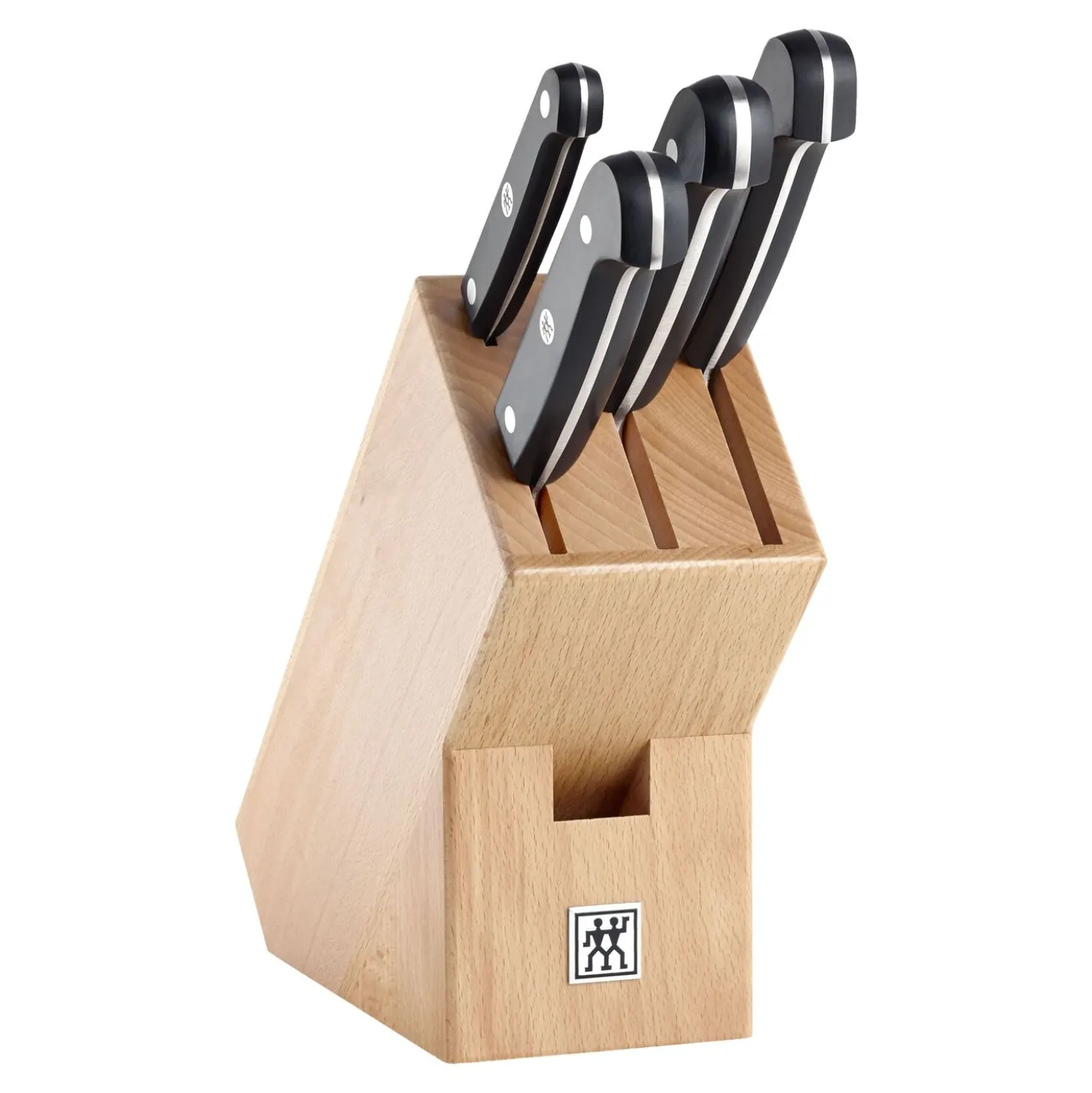 5-tlg, Messerblockset, Natur