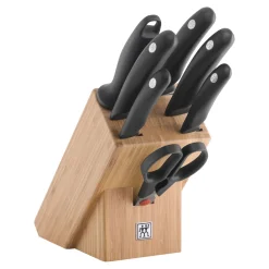 8-tlg, Messerblockset, Natur