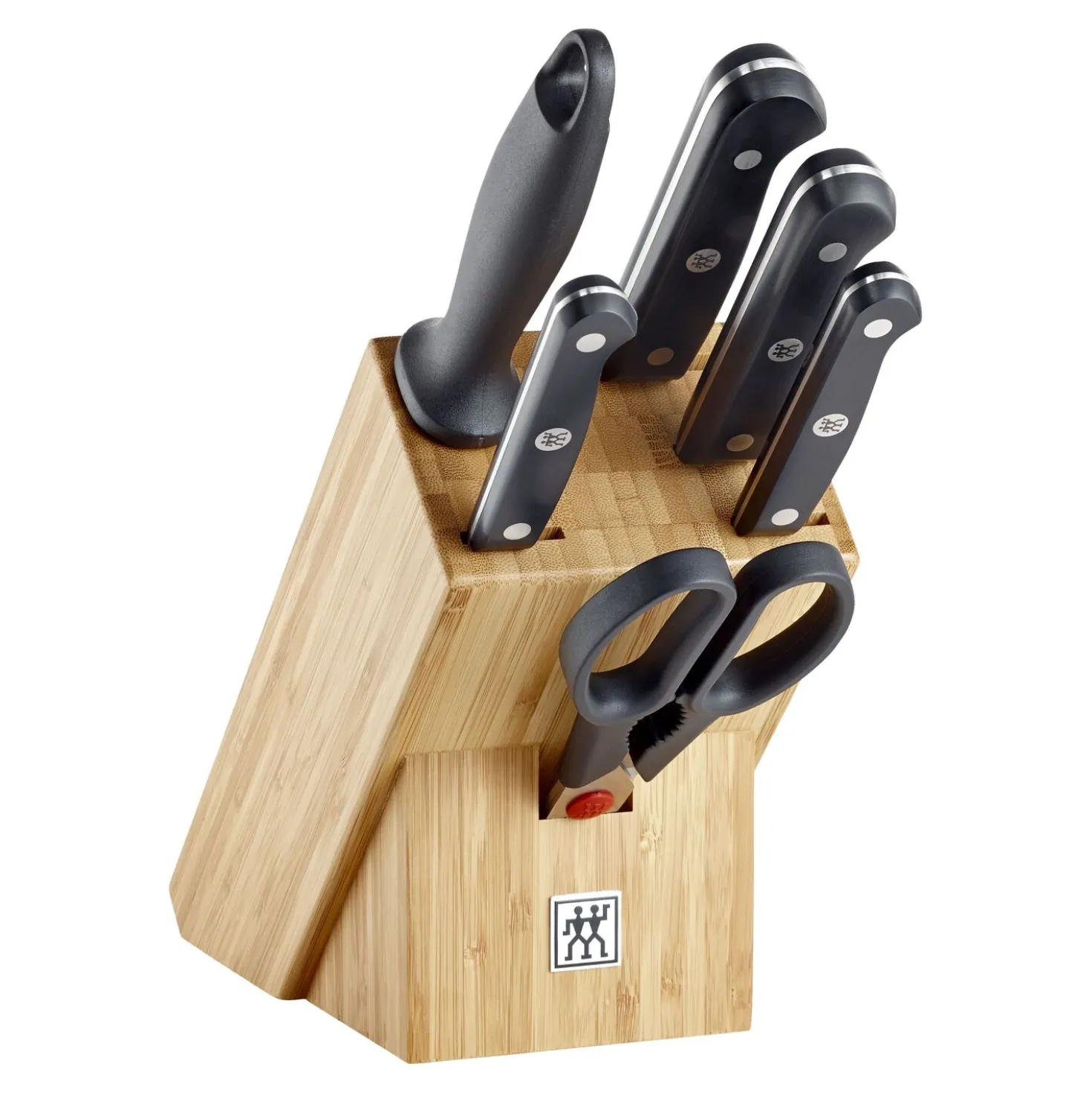 7-tlg, Messerblockset, Natur