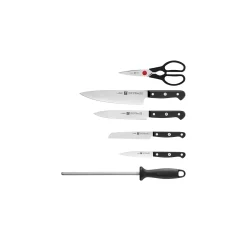 7-tlg, Messerblockset, Natur